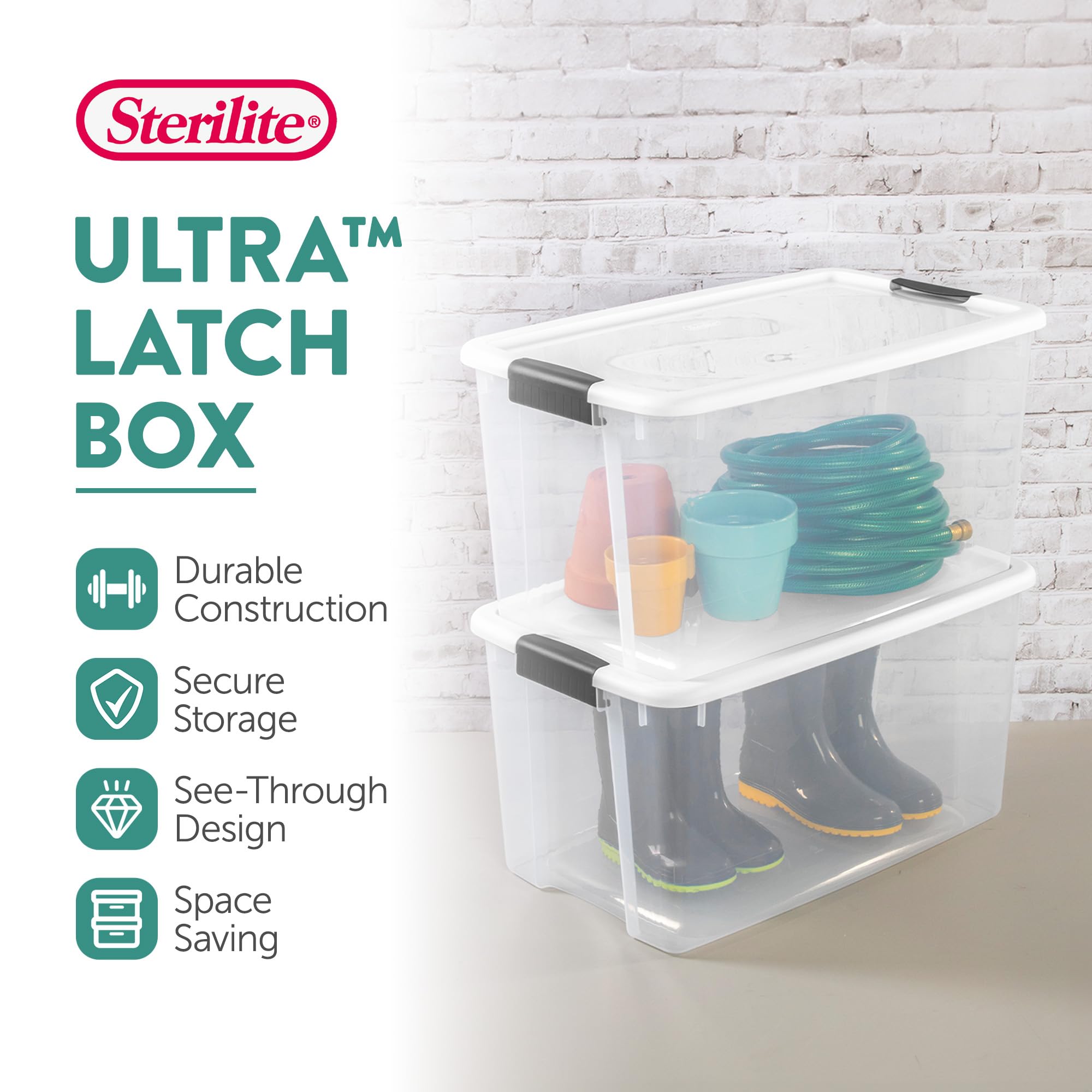 sterilite-ultra-latch-storage-totes-8-pack-116-qt-and-70-qt-clear image 4