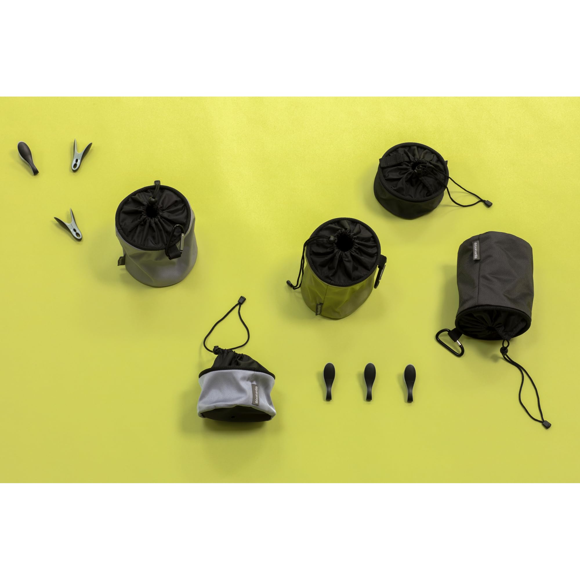 brabantia-smart-clothespins-set-of-8-black-gray-no-rust-strong-grip-large-openin image 4