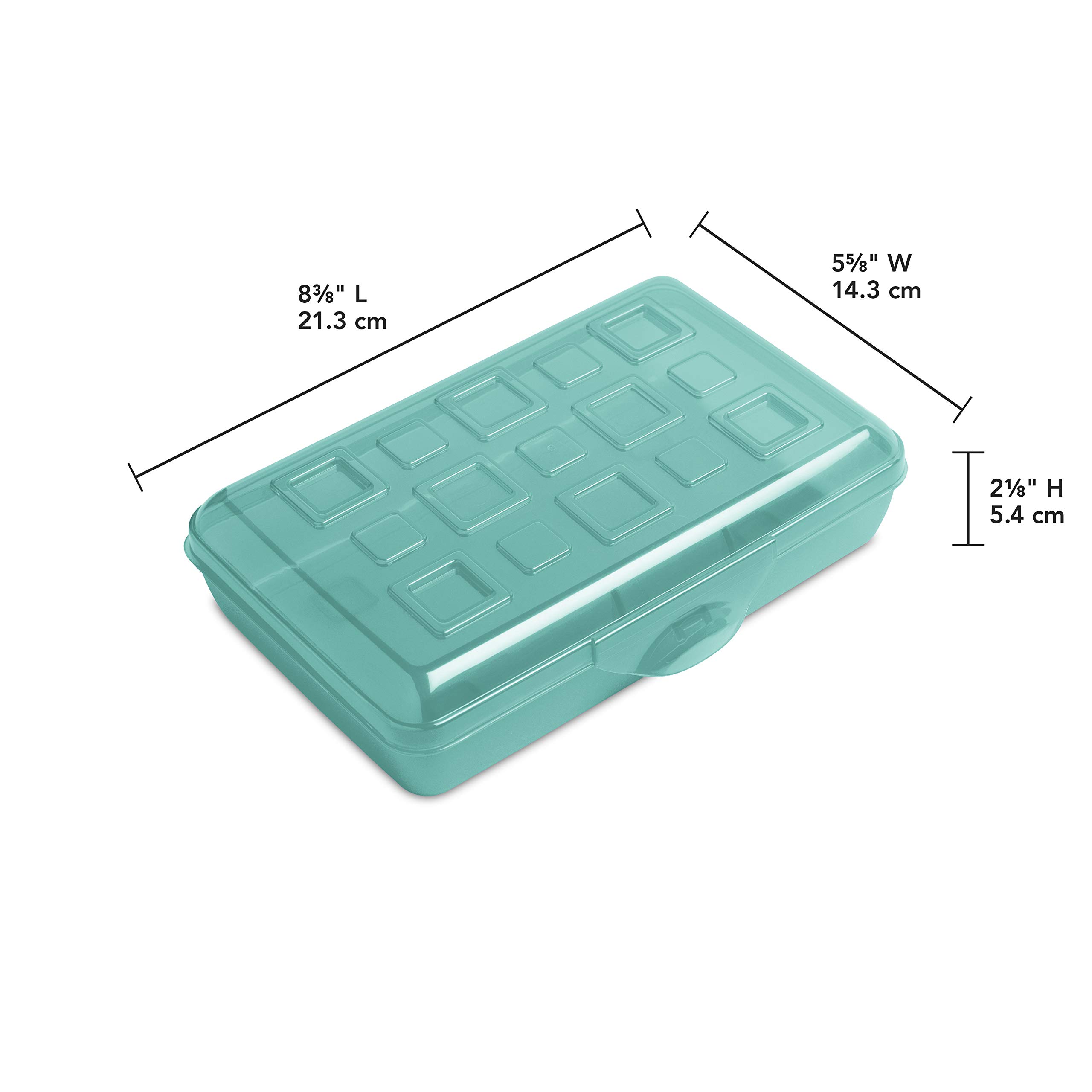 sterilite-17226w12-school-box-12-pack-molokai-blue-tint-compact-pencil-boxes-for image 4