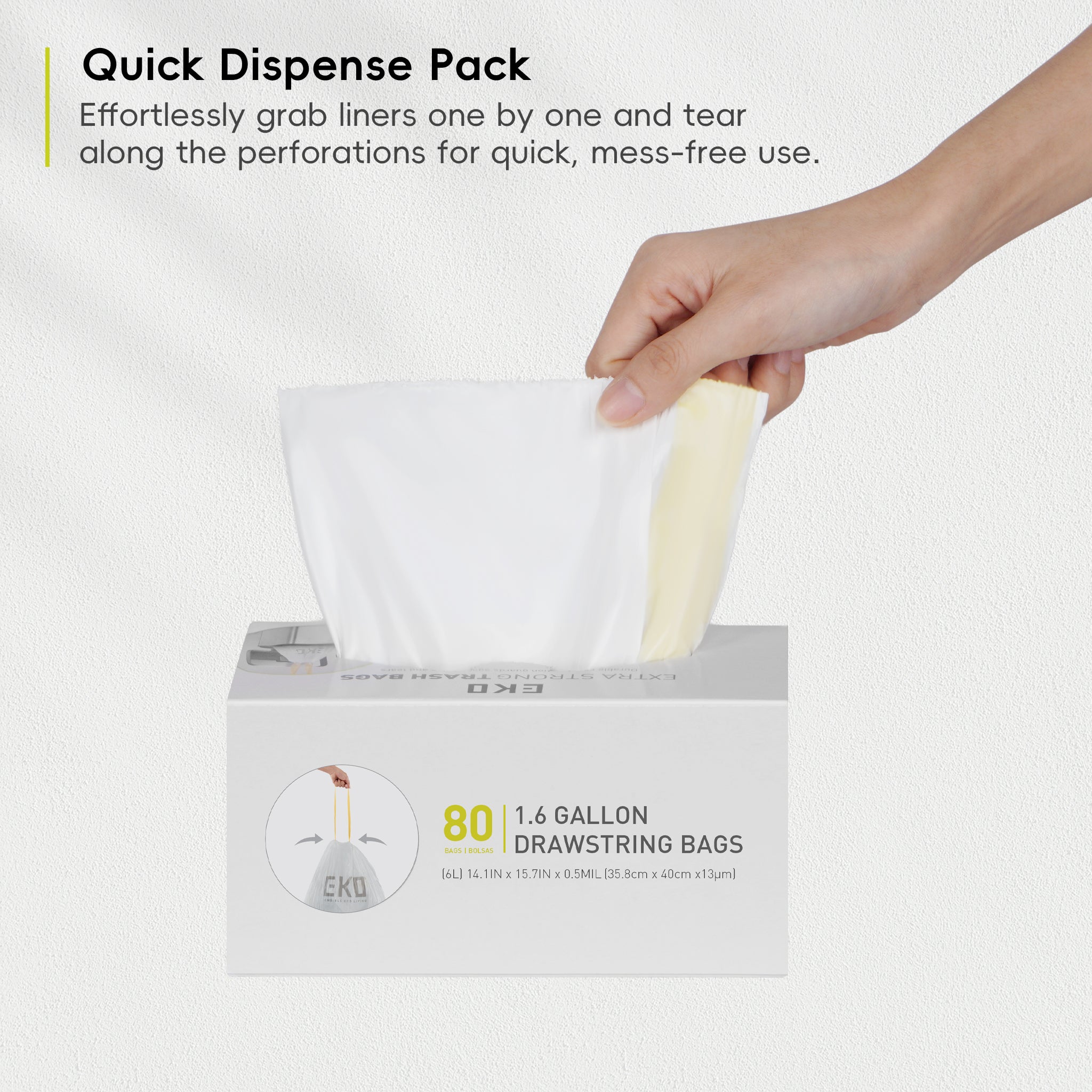 eko-code-a-1-6-gallon-easy-dispense-roll-trash-bags-80-count-3-6l image 8