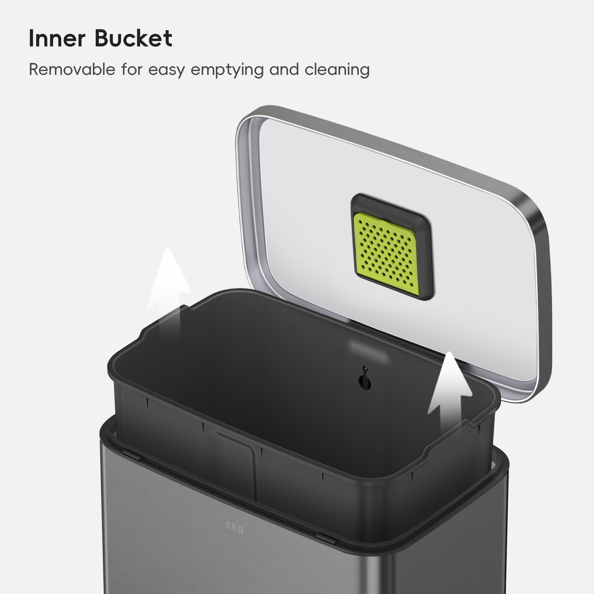eko-madison-gunmetal-steel-50l-13-2-gal-step-trash-can-with-inner-liner-fingerpr image 7