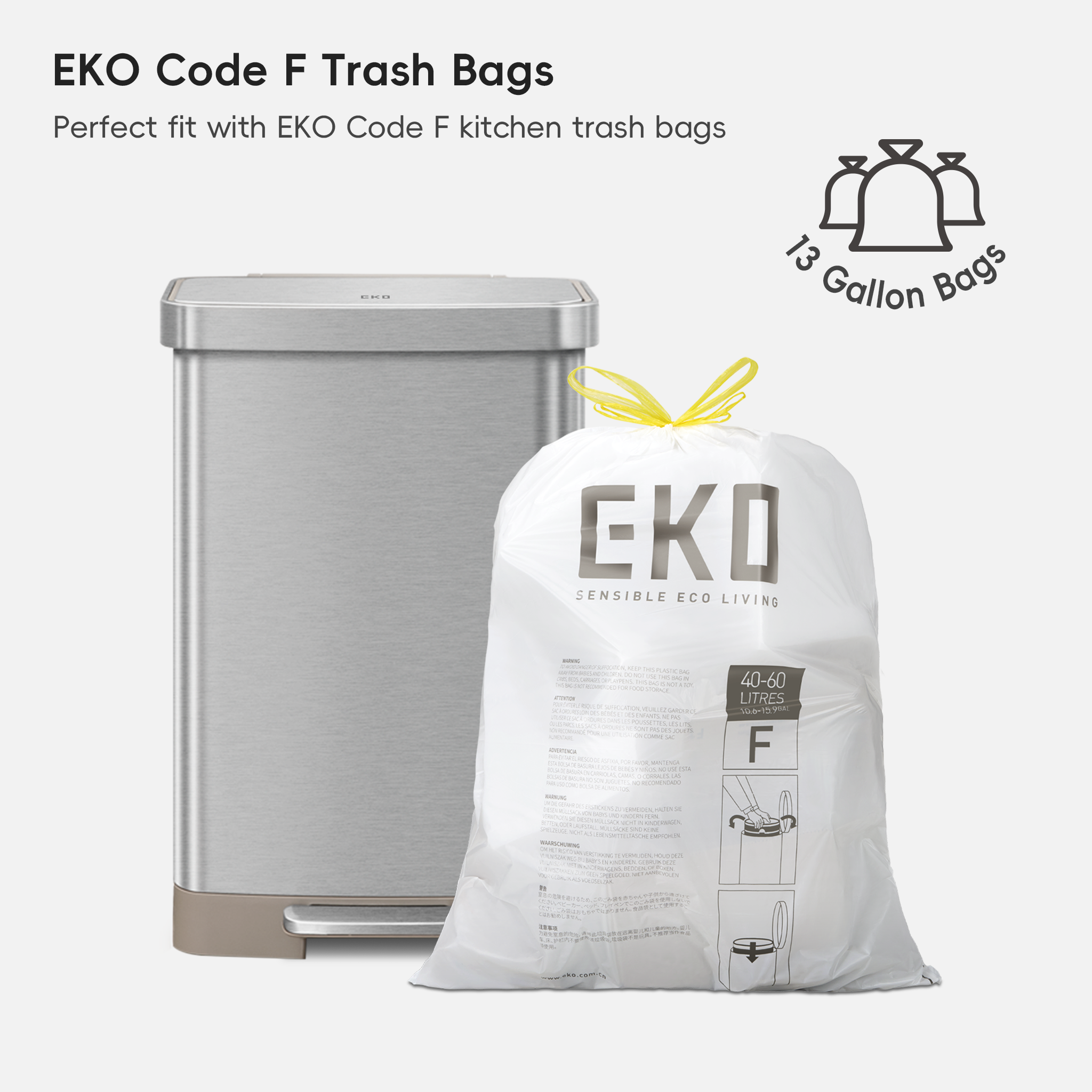 eko-hudson-50-liter-13-gallon-step-can-with-bag-compartment-matte-stainless-stee image 7