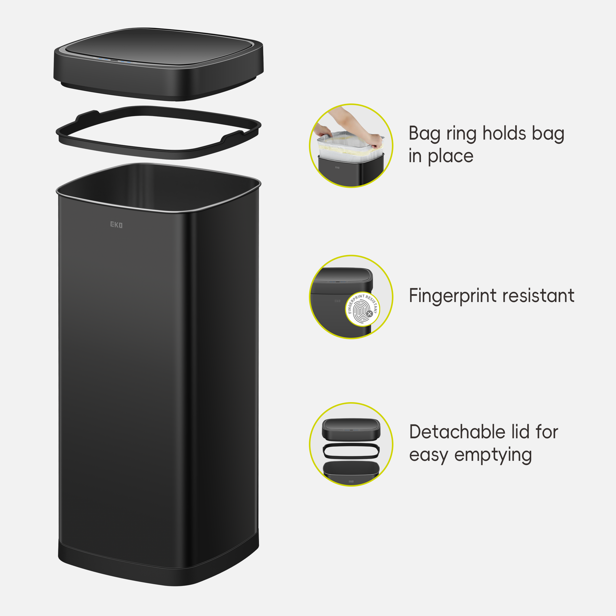 eko-ecosmart-80-liter-21-gallon-motion-sensor-trash-can-matte-black image 6