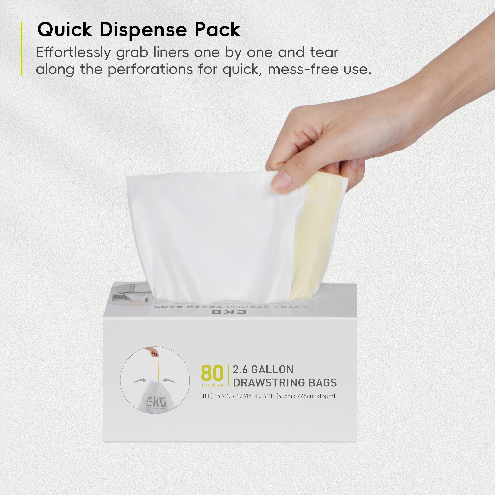 eko-code-b-2-6-gallon-7-10l-trash-bags-80-count-easy-dispense-roll image 8