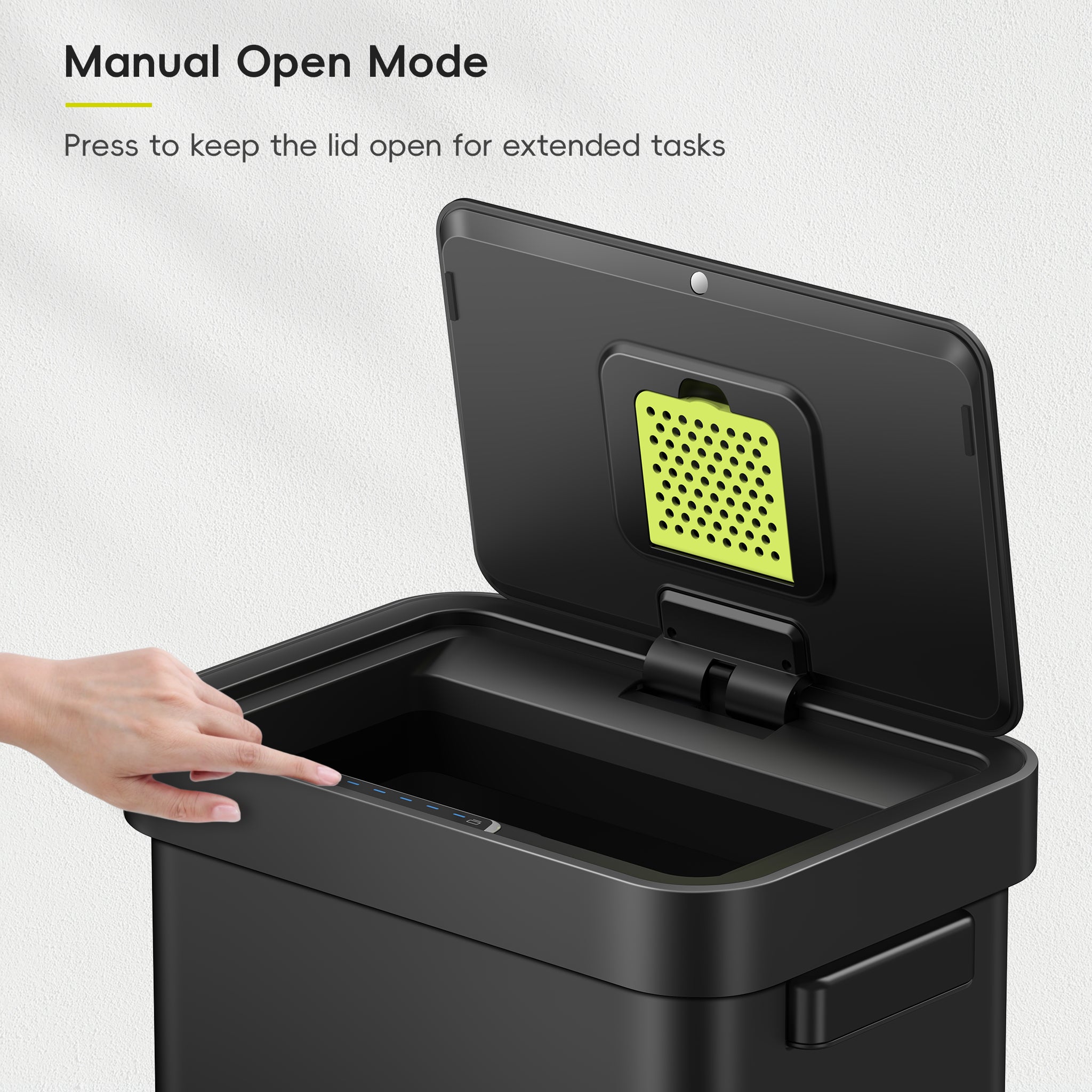 eko-replacement-lid-for-ek9378p-50l-deluxe-mirage-t-sensor-can-matte-black-motio image 8