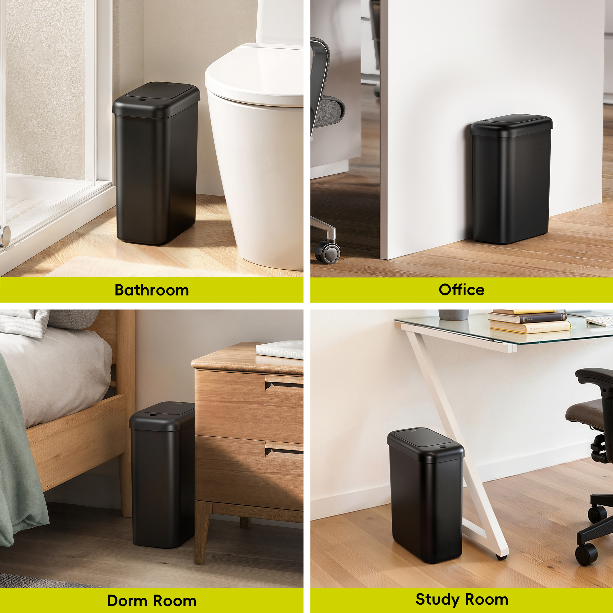 eko-morandi-slim-touchless-motion-sensor-bathroom-trash-can-10l-2-6-gallon-with- image 8
