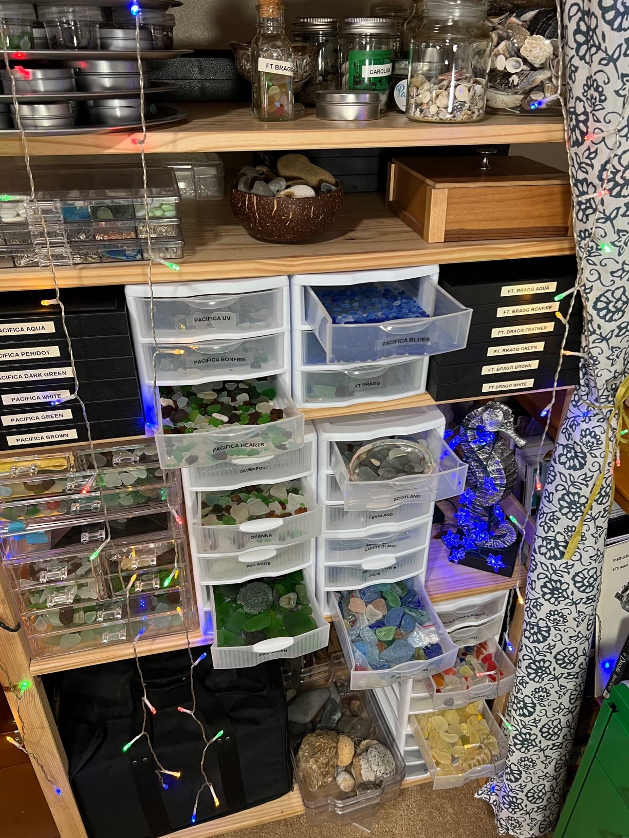 Love the clear drawers