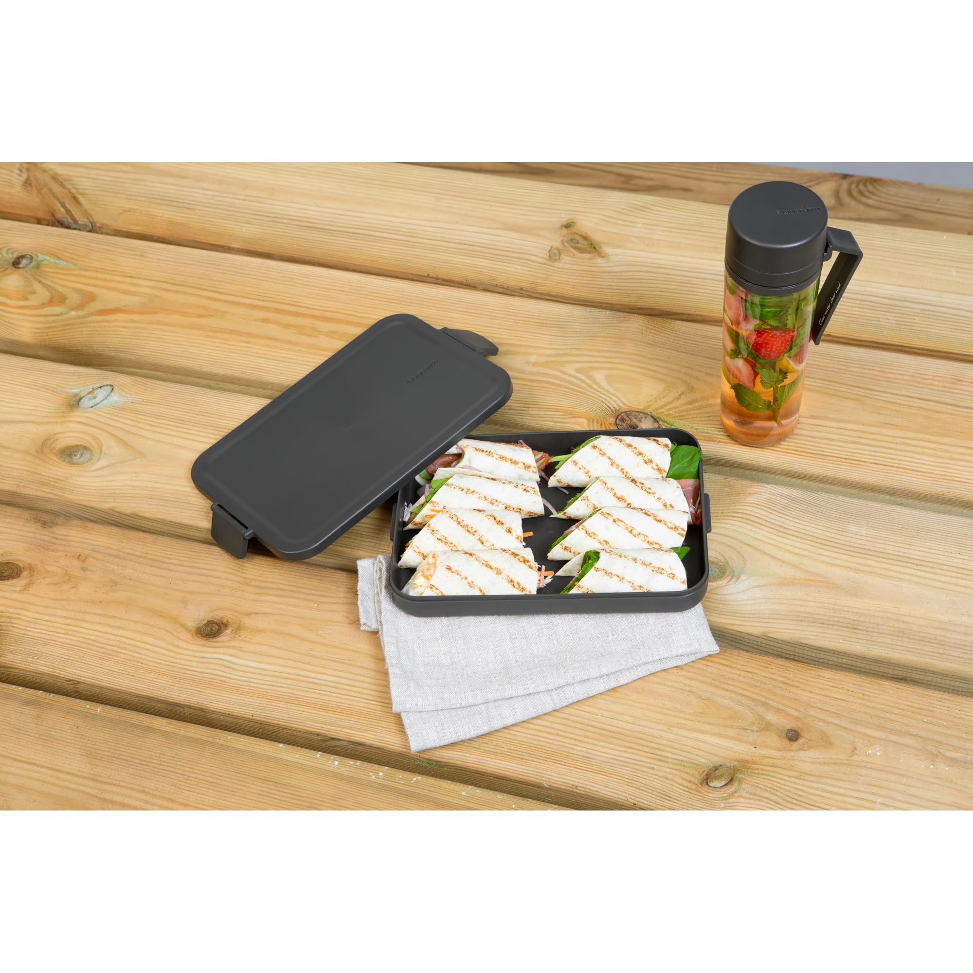 brabantia-make-take-break-set-water-bottle-with-fruit-infuser-flat-lunch-box-set image 2