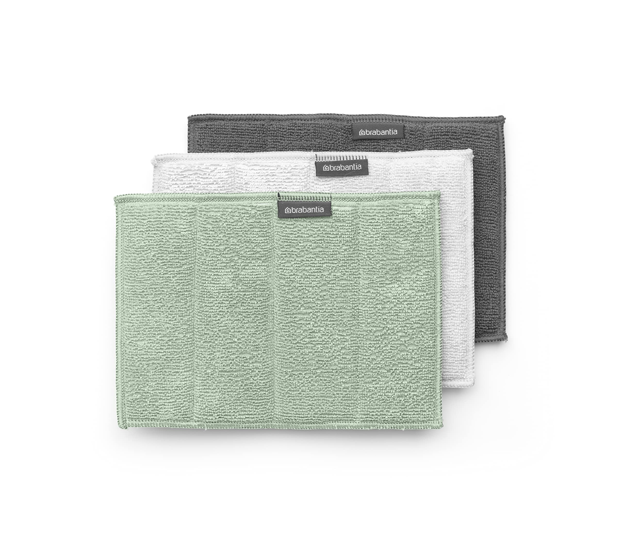 brabantia-2-pack-microfiber-cleaning-dish-cloths-dark-gray-12x12-inches image 7