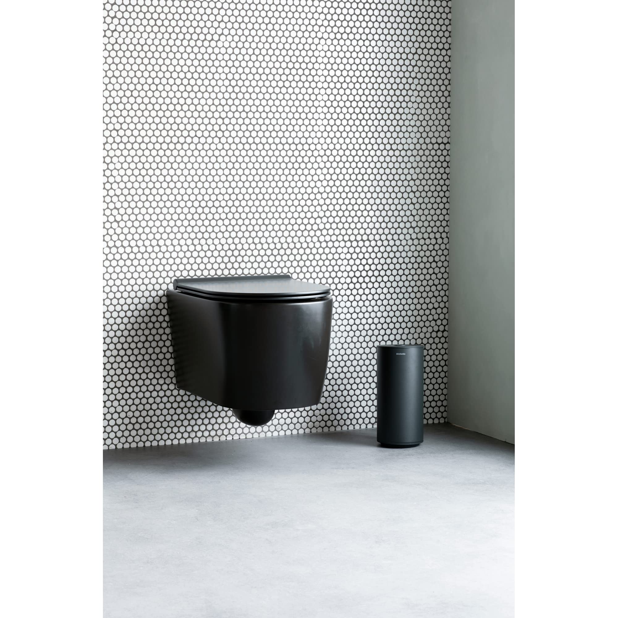 brabantia-mindset-toilet-roll-dispenser-mineral-infinite-gray-wall-mountable image 7