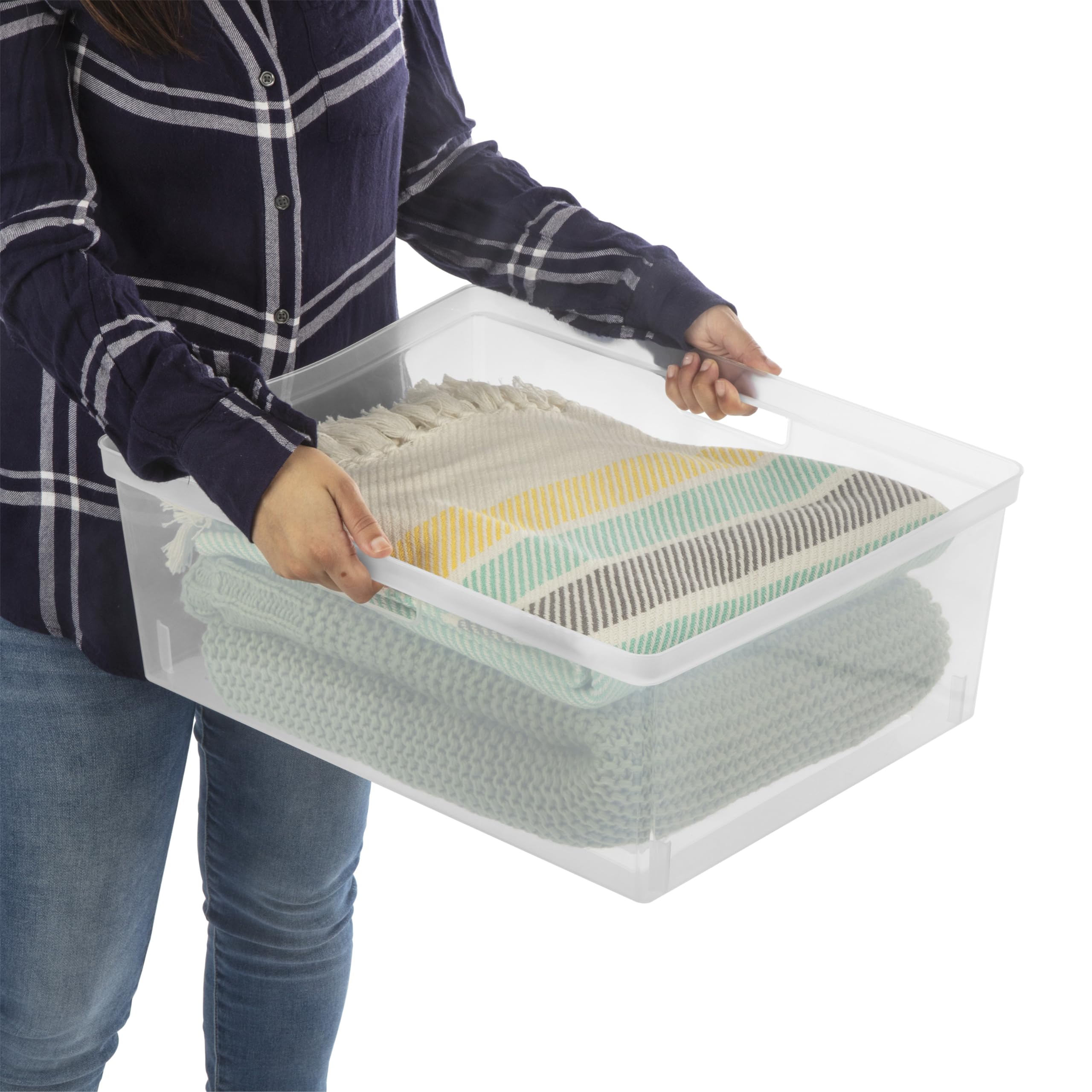 sterilite-wide-4-drawer-storage-tower-plastic-bin-drawers-with-handles-white-wit image 6