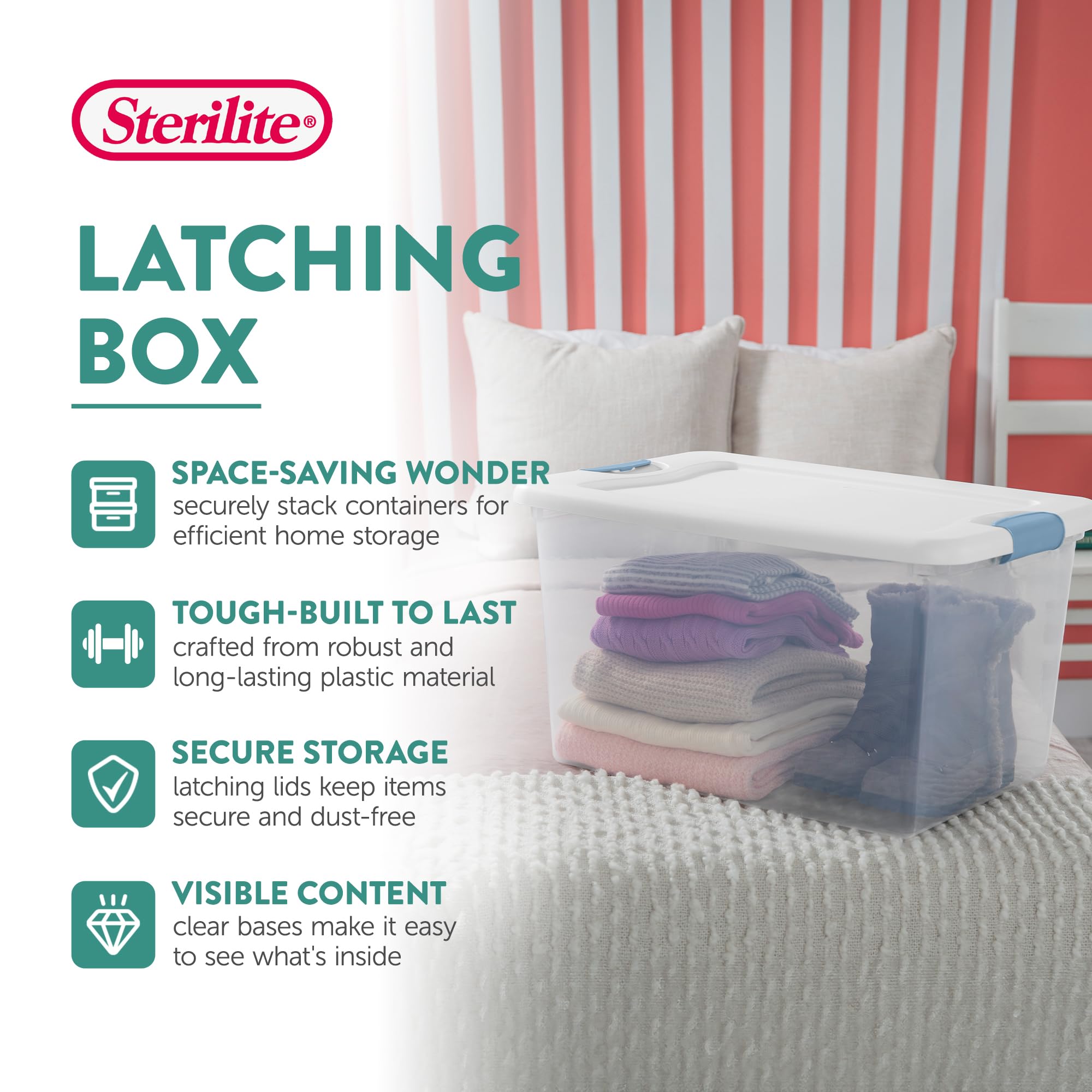 sterilite-latching-box-storage-bins-12-pack-clear-plastic-64-32-quart-heavy-duty image 7