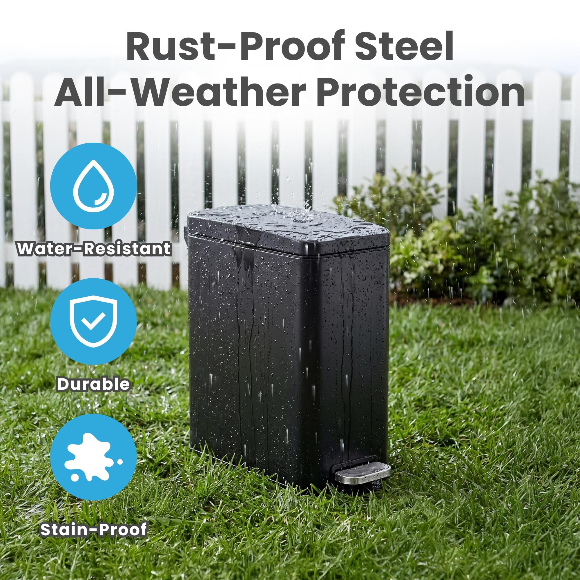 itouchless-3-gallon-12-liter-dog-poop-trash-can-with-lid-absorbx-odor-filter-out image 4