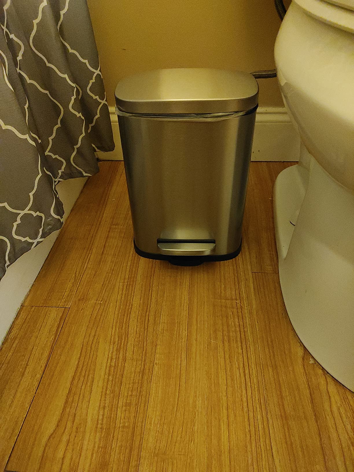 Okay, but the smaller bin is tiny