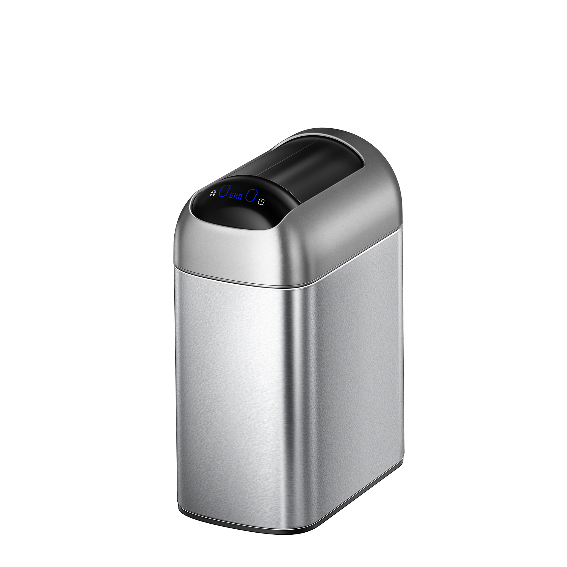 eko-astro-10l-2-6-gallon-slim-motion-sensor-trash-can-with-butterfly-lid-matte-s image 1