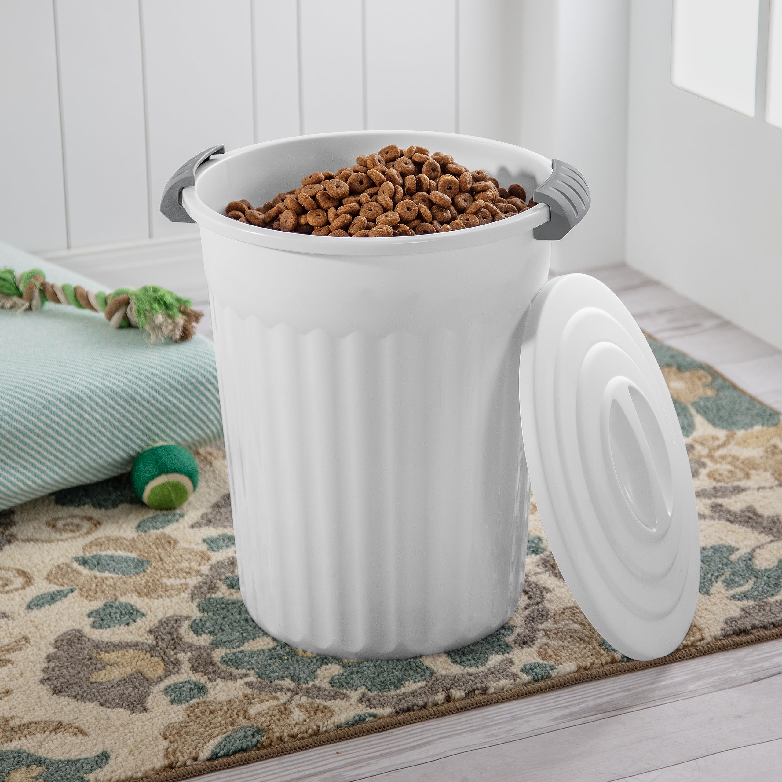 sterilite-24-qt-latching-utility-can-with-lid-6-pack-white image 3
