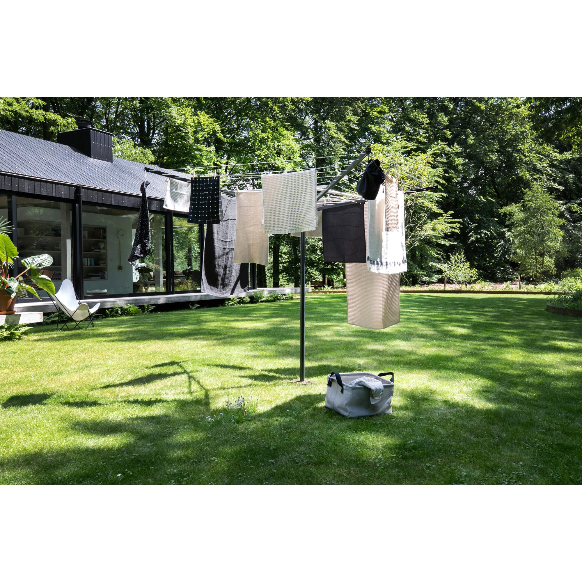 brabantia-topspinner-4-arm-rotary-clothesline-with-ground-spike-164-ft-drying-sp image 6