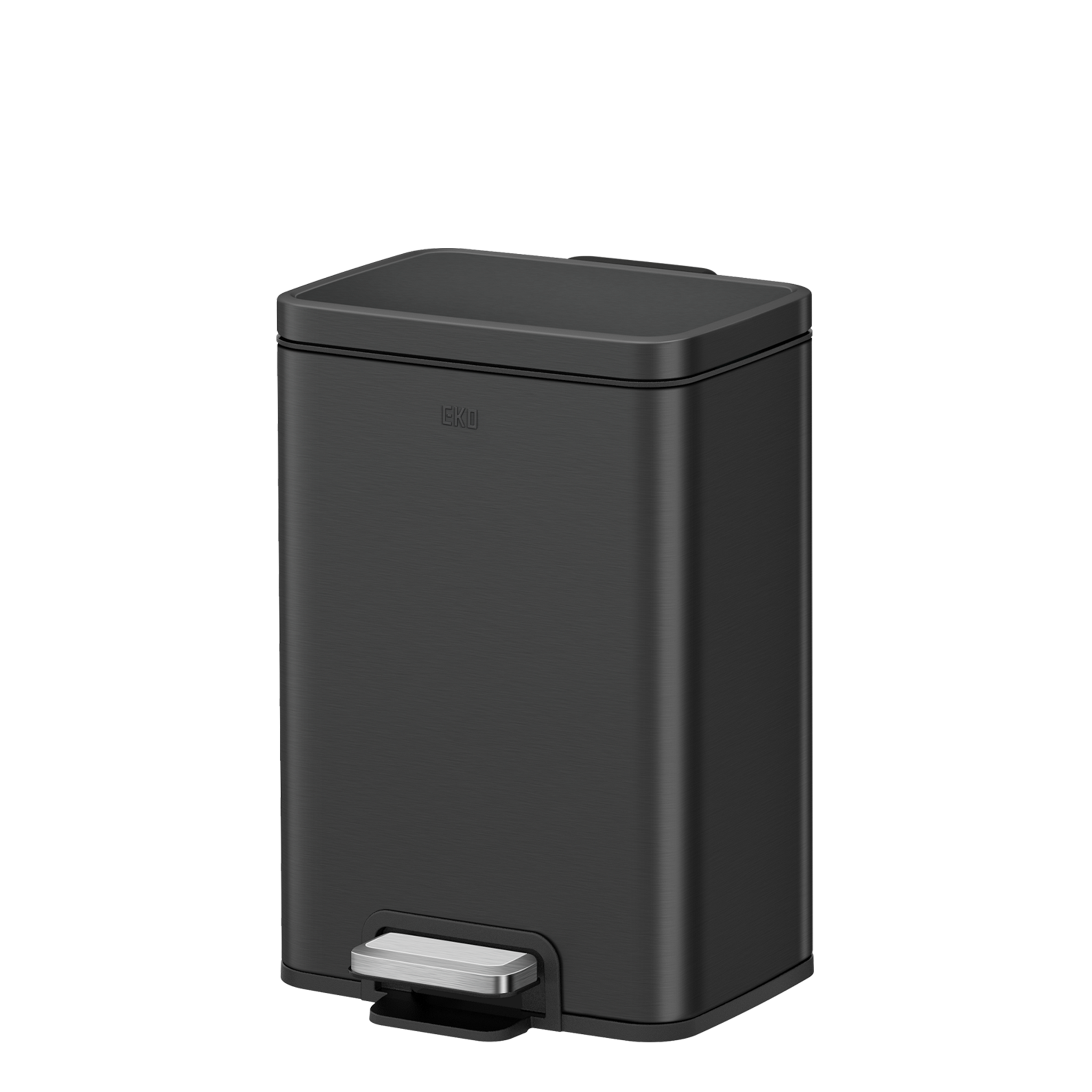 eko-madison-step-can-with-liner-12l-3-2-gal-matte-black image 1