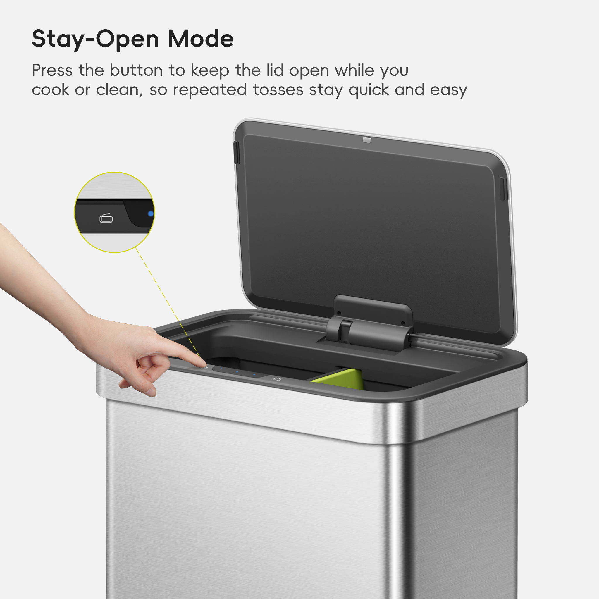 eko-econova-8-8-gallon-dual-compartments-motion-sensor-trash-can image 7