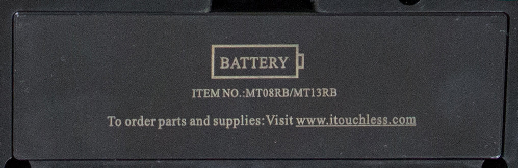 itouchless-mt08rb-mt13rb-replacement-battery-cover-compatible-with-8-and-13-gall image 1