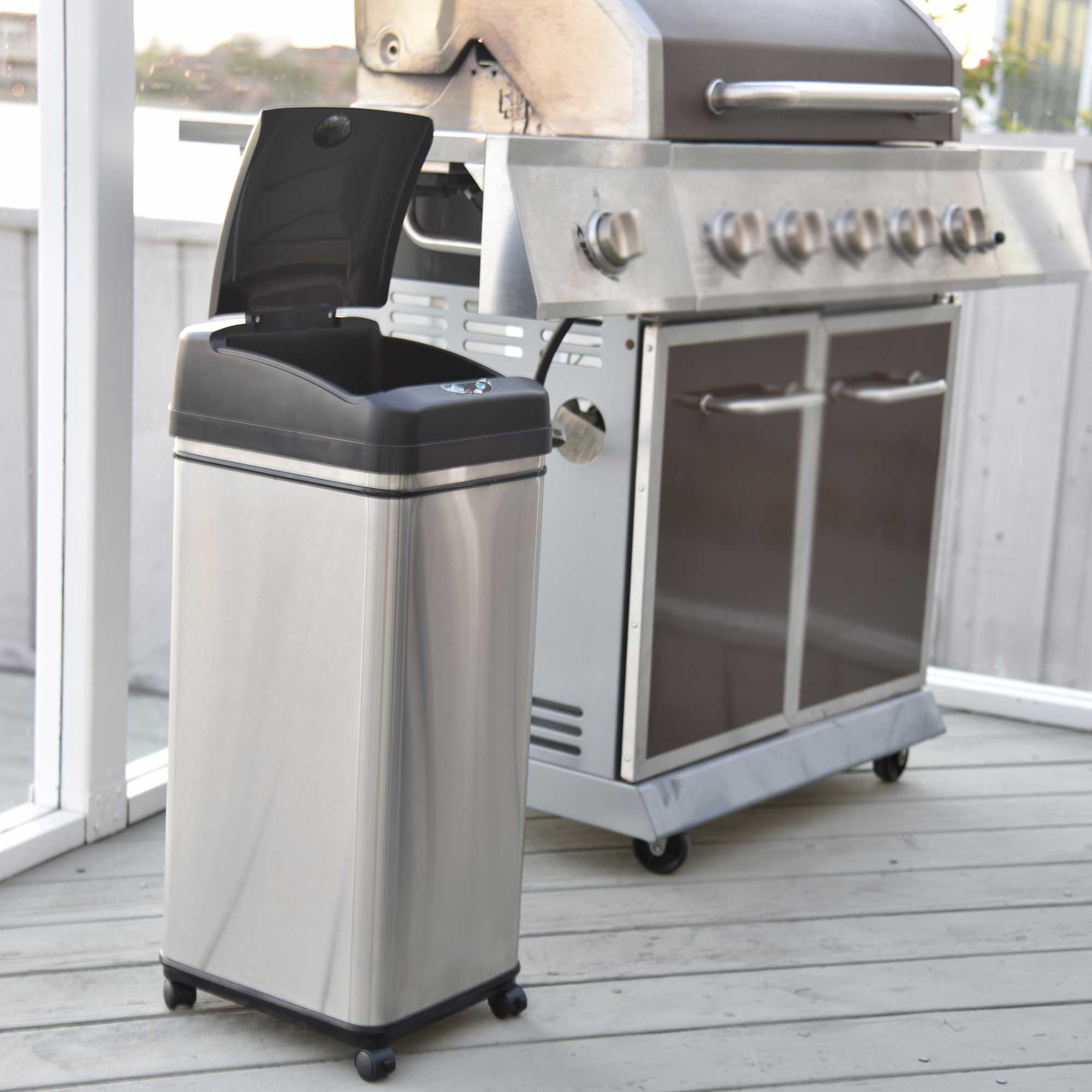 itouchless-13-gallon-stainless-steel-sensor-trash-can-with-wheels-and-absorbx-od image 5
