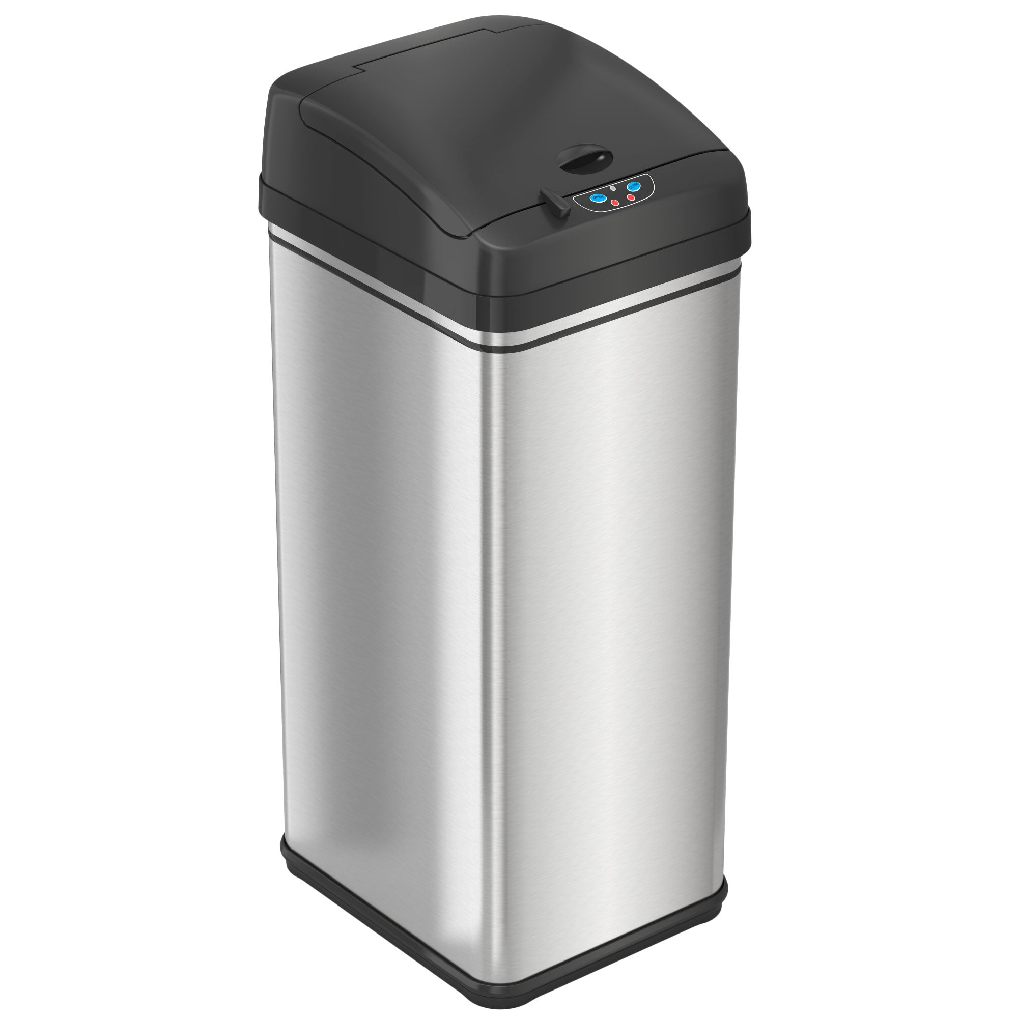 itouchless-13-gallon-stainless-steel-sensor-kitchen-trash-can-with-absorbx-odor- image 1
