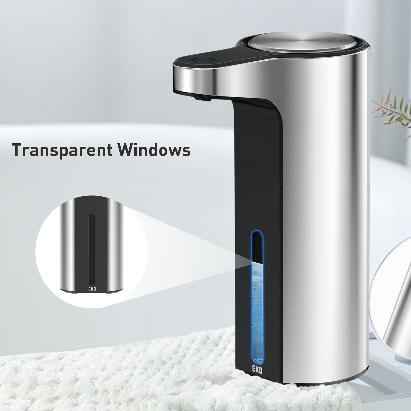 eko-aroma-smart-liquid-soap-dispenser-touchless-stainless-steel image 8