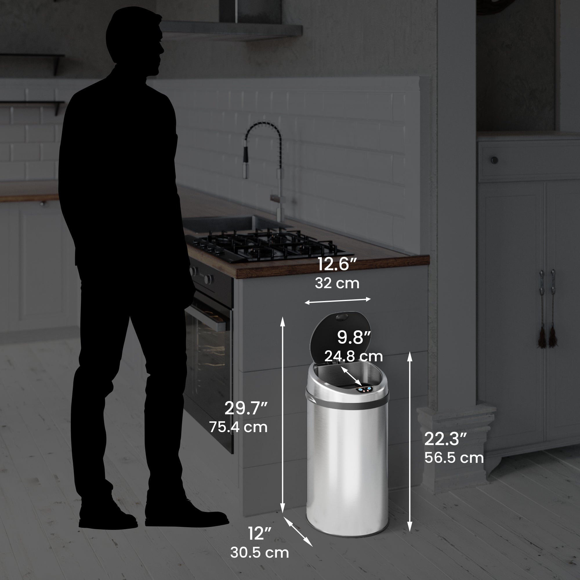 itouchless-30-liter-8-gallon-stainless-steel-round-sensor-kitchen-trash-can-with image 6
