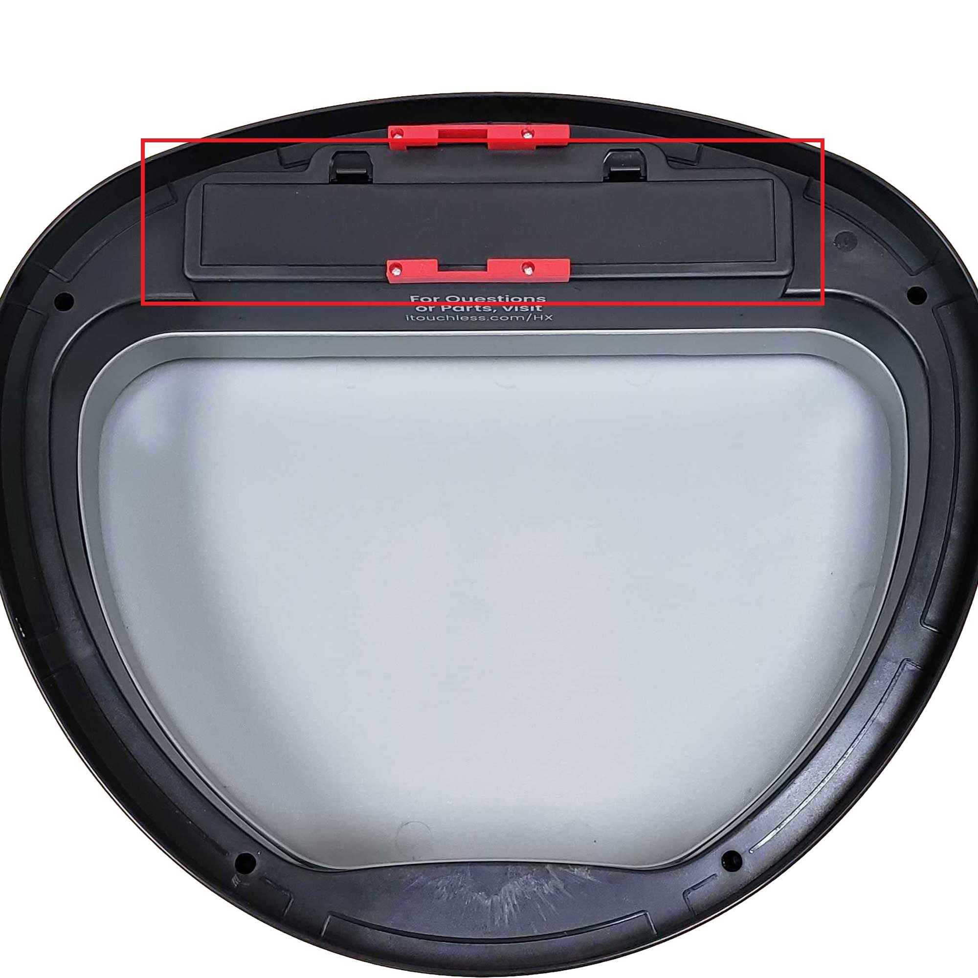 itouchless-it13hx-sensor-trash-can-battery-cover-replacement-part image 2
