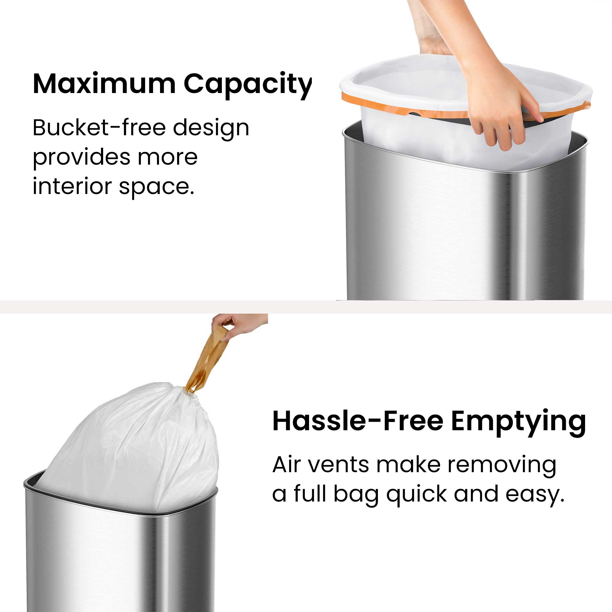 itouchless-91-liter-24-gallon-oval-stainless-steel-sensor-kitchen-trash-can-with image 5