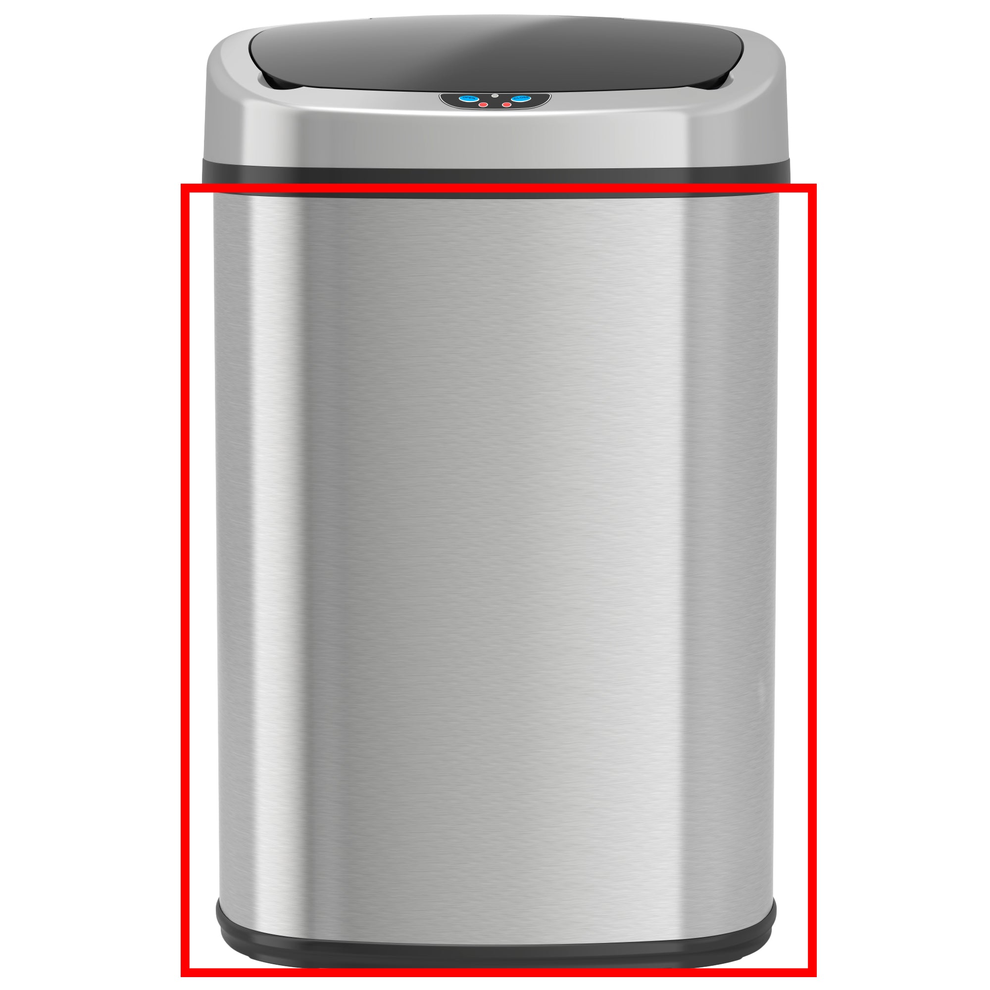 itouchless-13-gallon-oval-sensor-trash-can-body-replacement-canister-for-itos13b image 2