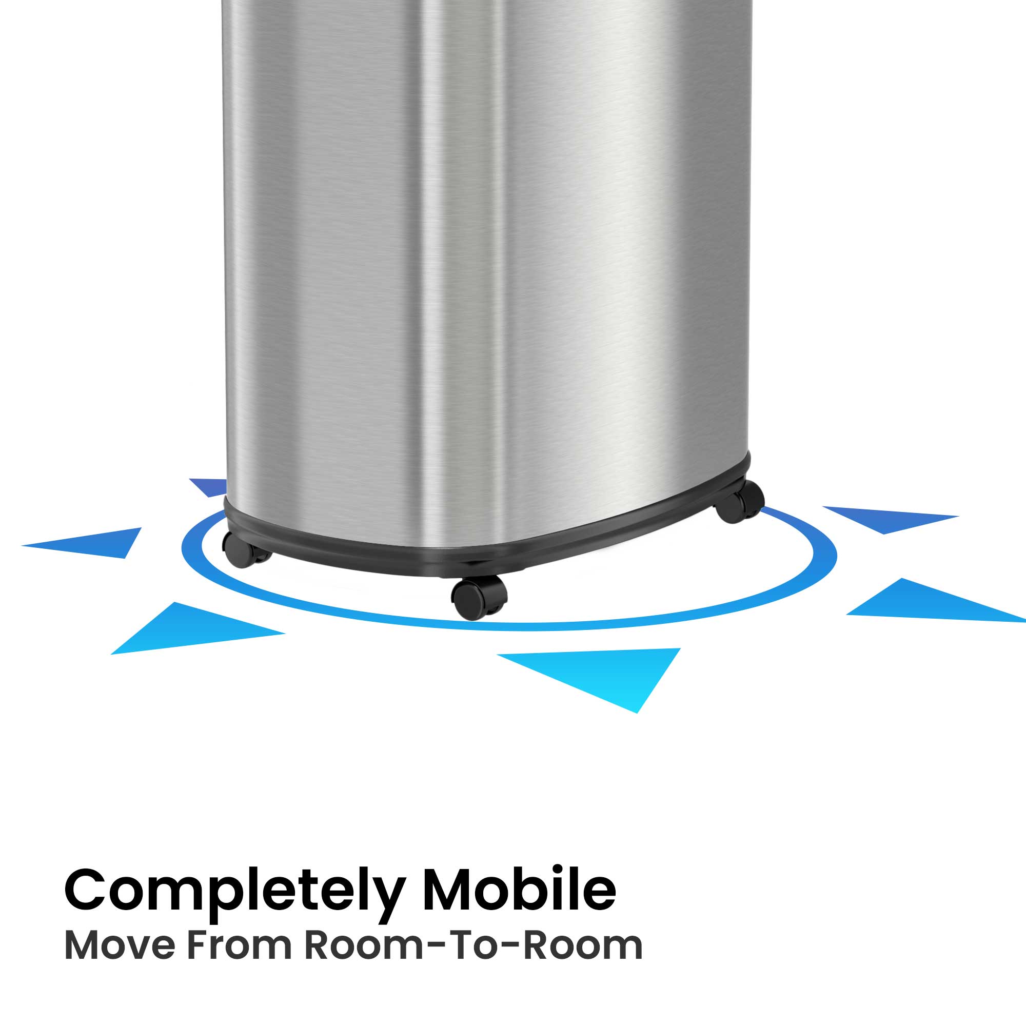 itouchless-13-gallon-50-liter-oval-stainless-steel-sensor-trash-can-with-wheels- image 2