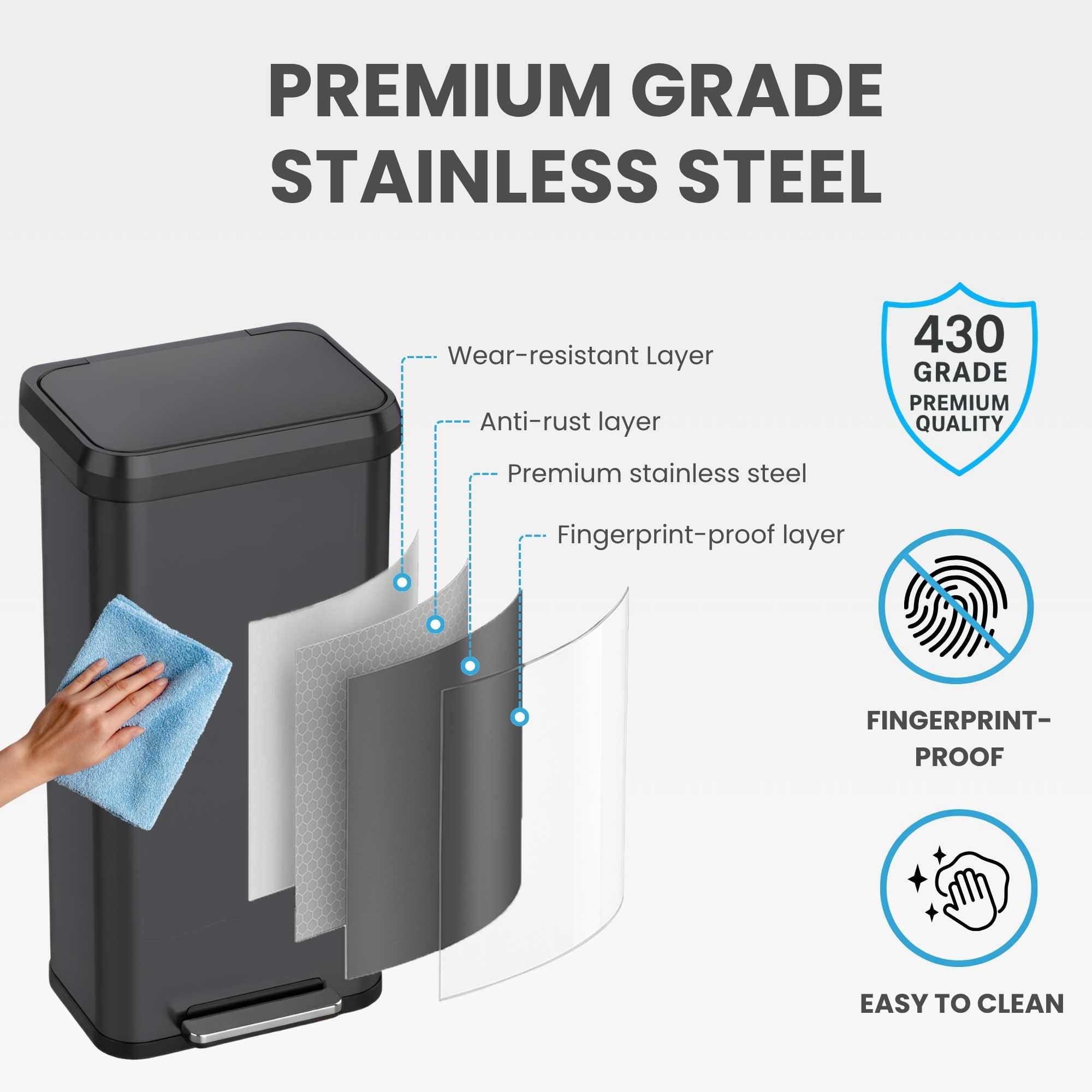 itouchless-75l-20-gal-softstep-exp-stainless-steel-step-pedal-kitchen-trash-can- image 5