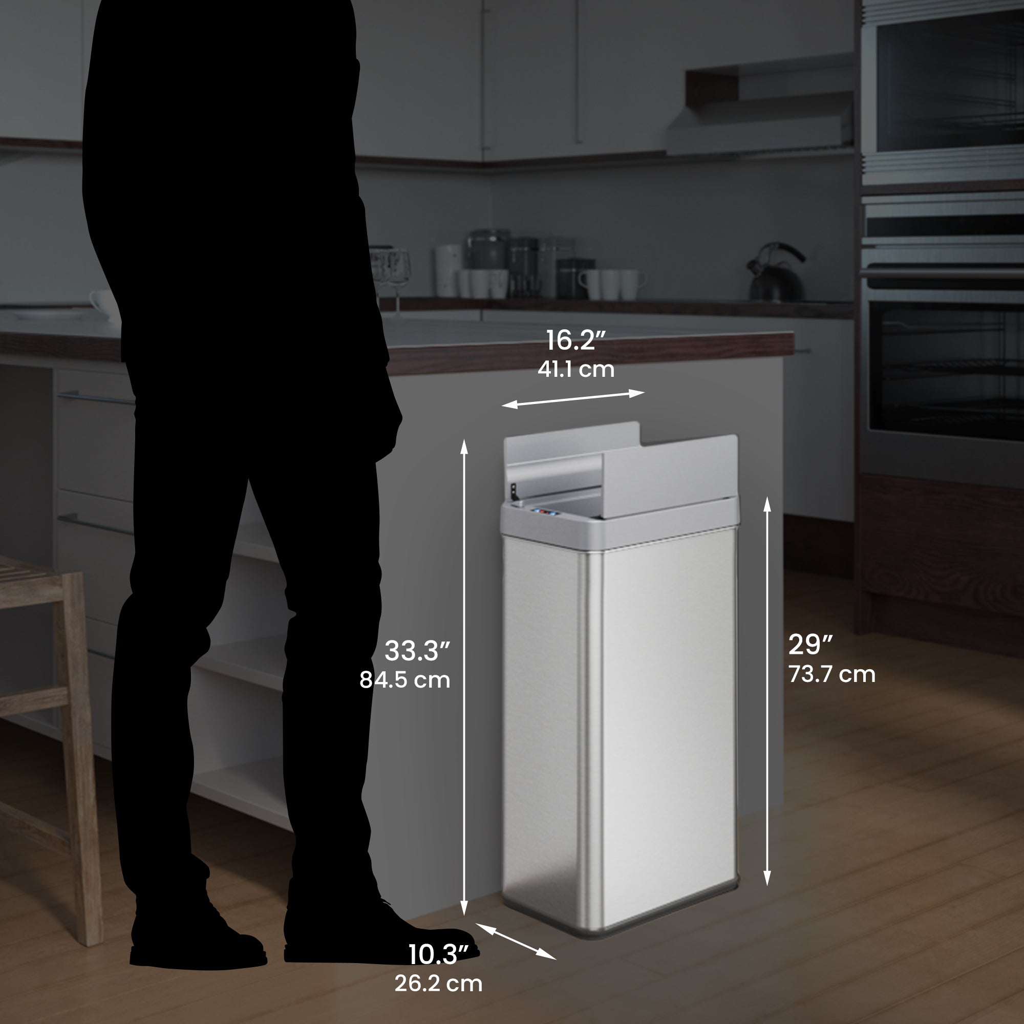 itouchless-68-liter-18-gallon-stainless-steel-wings-open-lid-sensor-kitchen-tras image 6