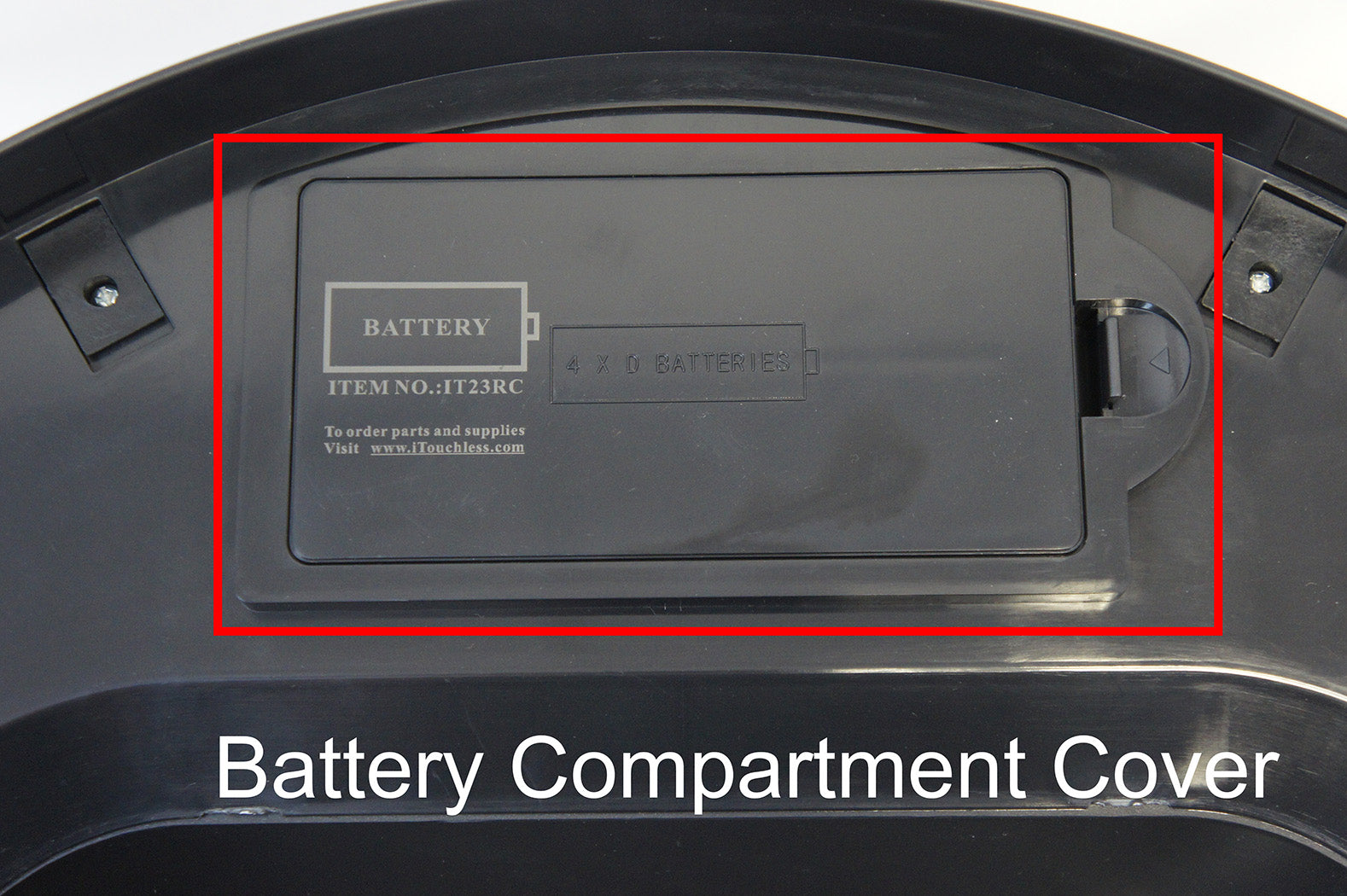 itouchless-battery-cover-for-it18rc-and-it23rc-2-tabs image 2