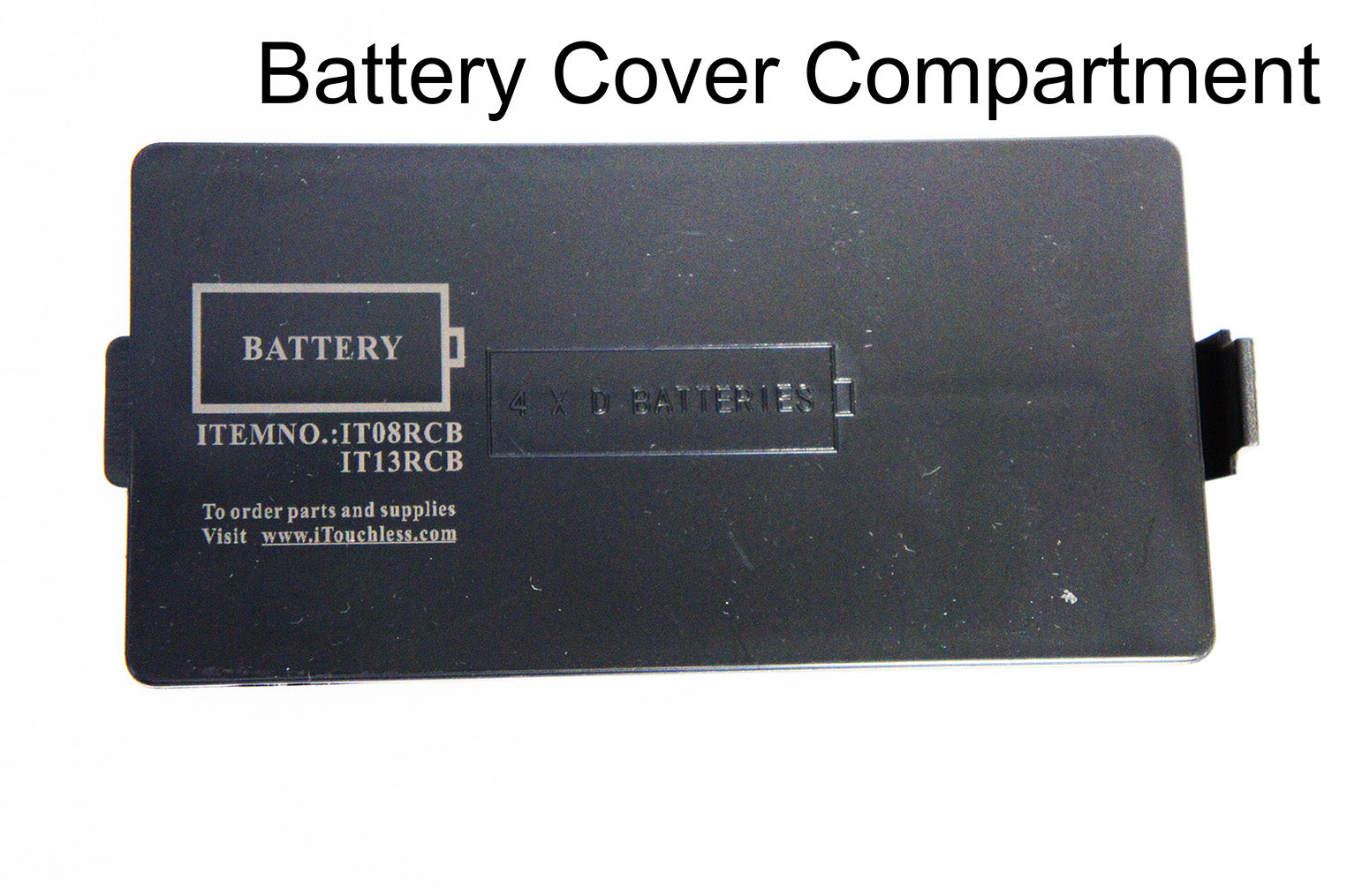 itouchless-battery-cover-with-single-end-tab-for-it08rcb-and-it13rcb-genuine-rep image 1