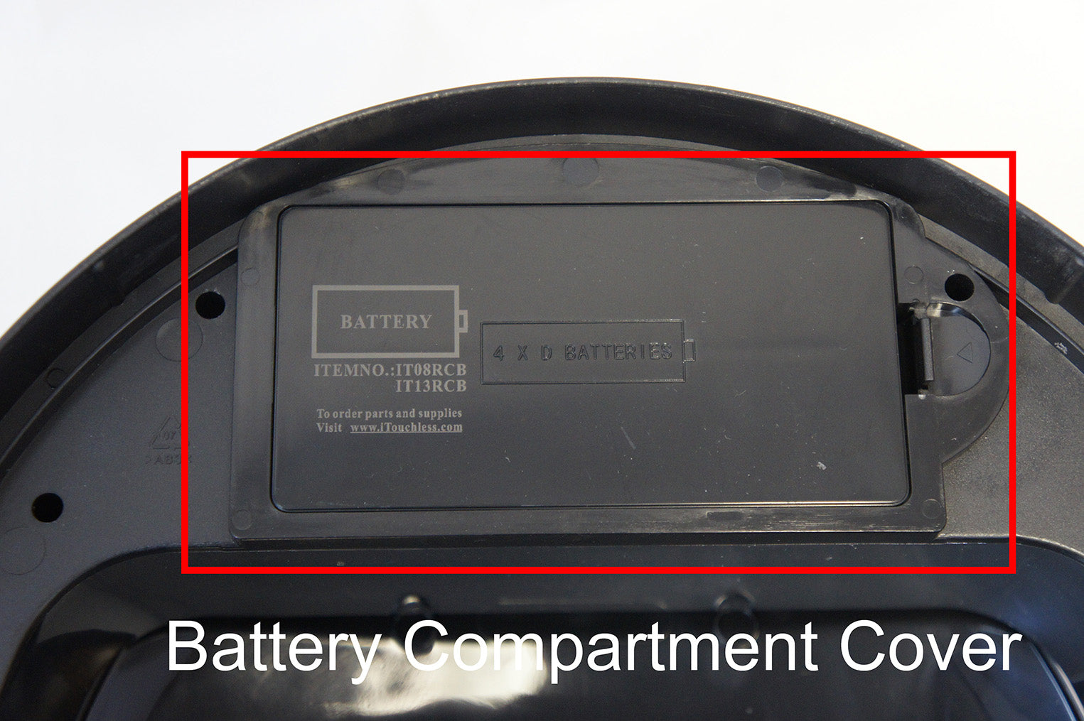 itouchless-battery-cover-with-single-end-tab-for-it08rcb-and-it13rcb-genuine-rep image 2