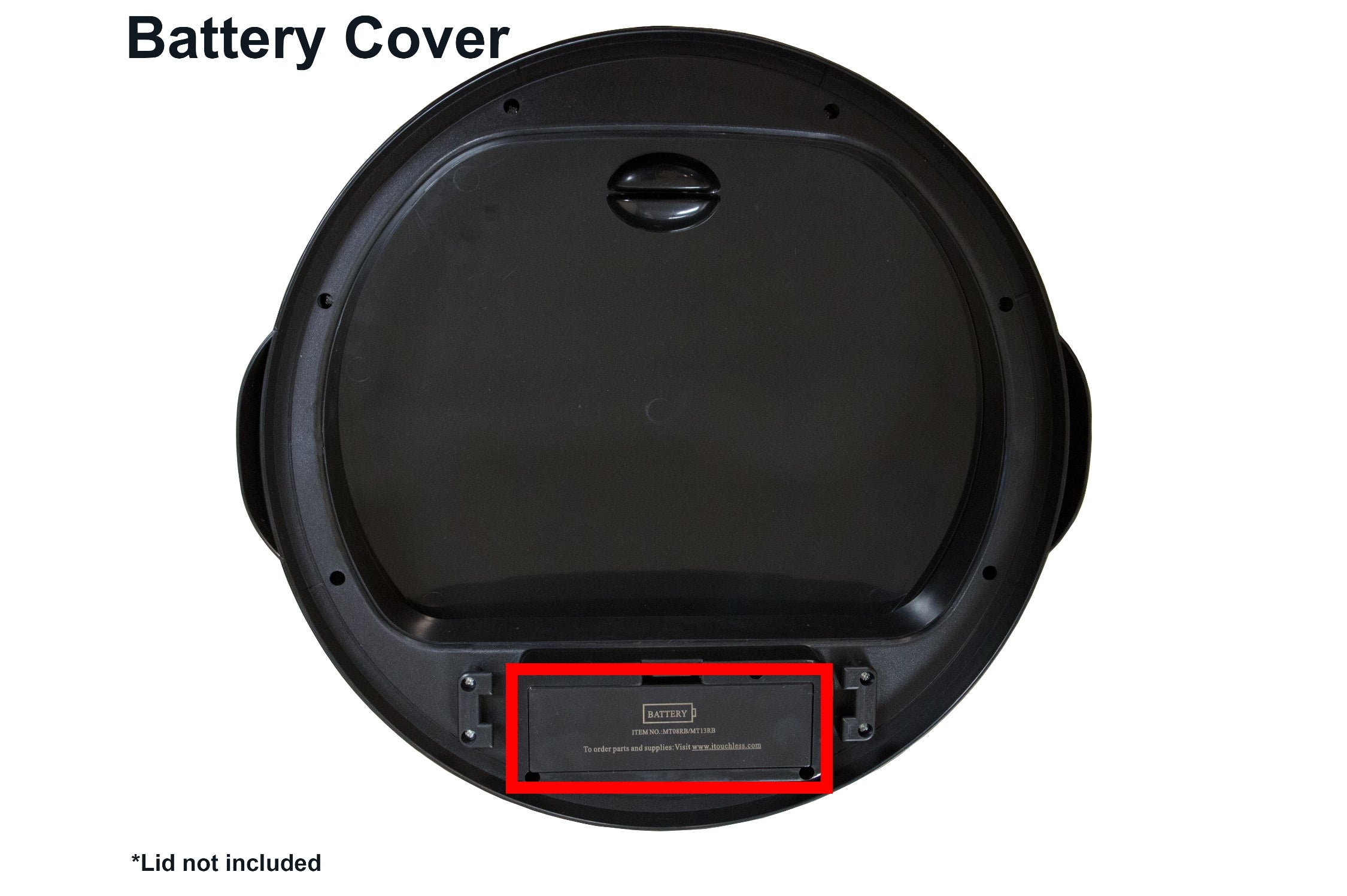 itouchless-mt08rb-mt13rb-replacement-battery-cover-compatible-with-8-and-13-gall image 2
