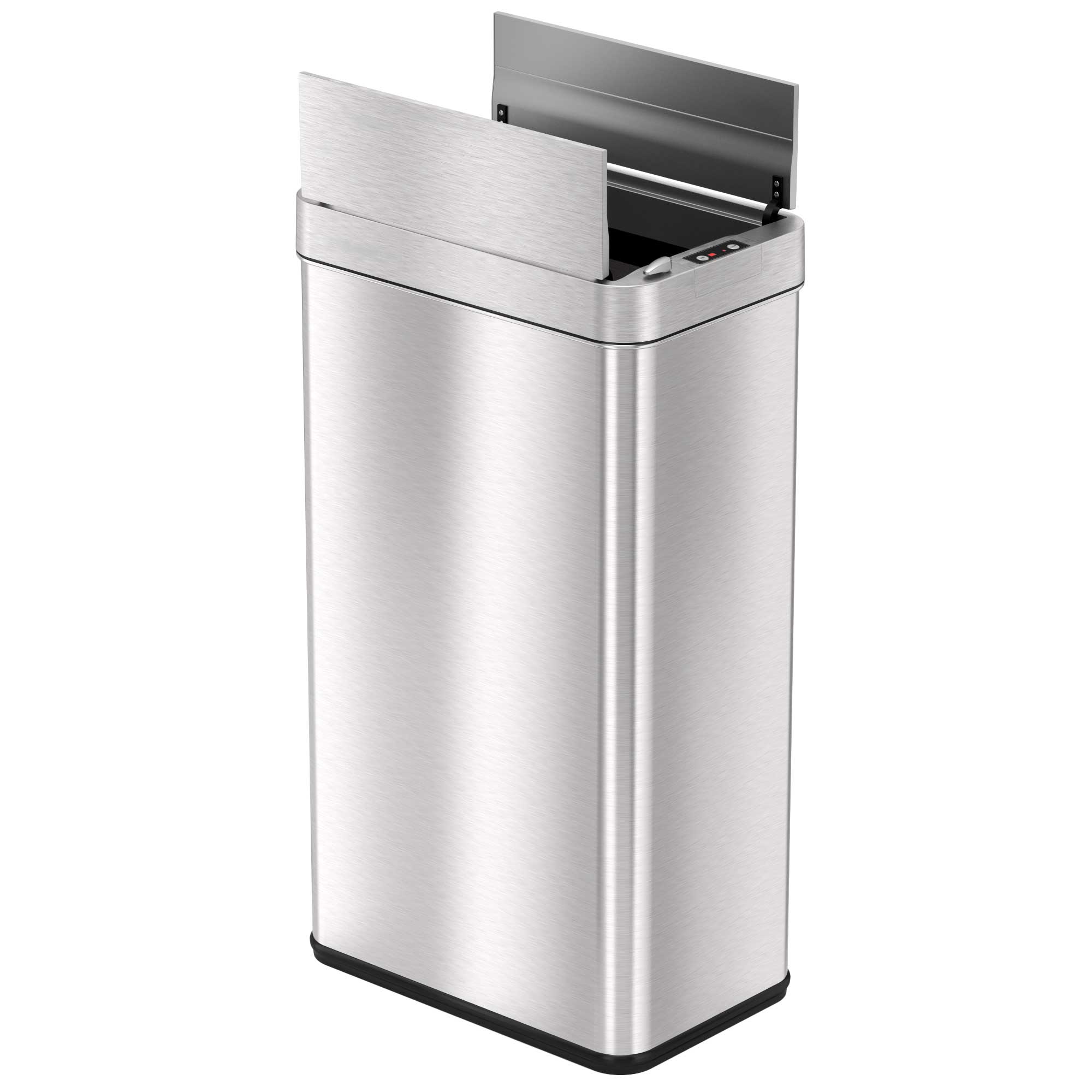 itouchless-68-liter-18-gallon-stainless-steel-wings-open-lid-sensor-kitchen-tras image 1