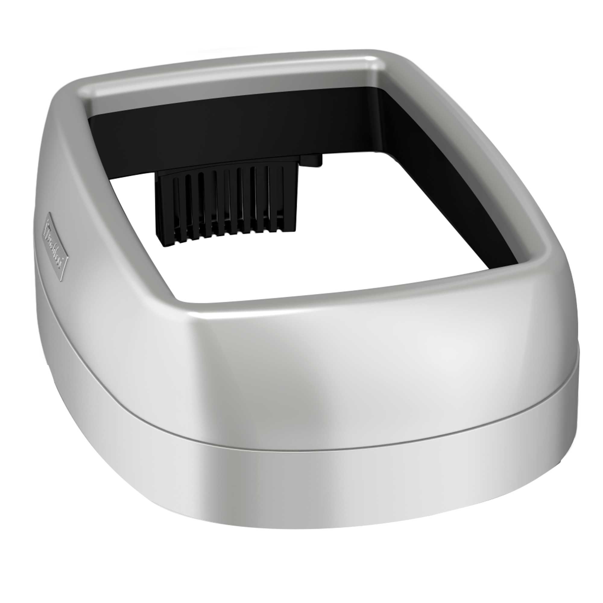 itouchless-replacement-lid-for-open-lid-oval-trash-cans-ol13stv-ol16stv-genuine- image 2