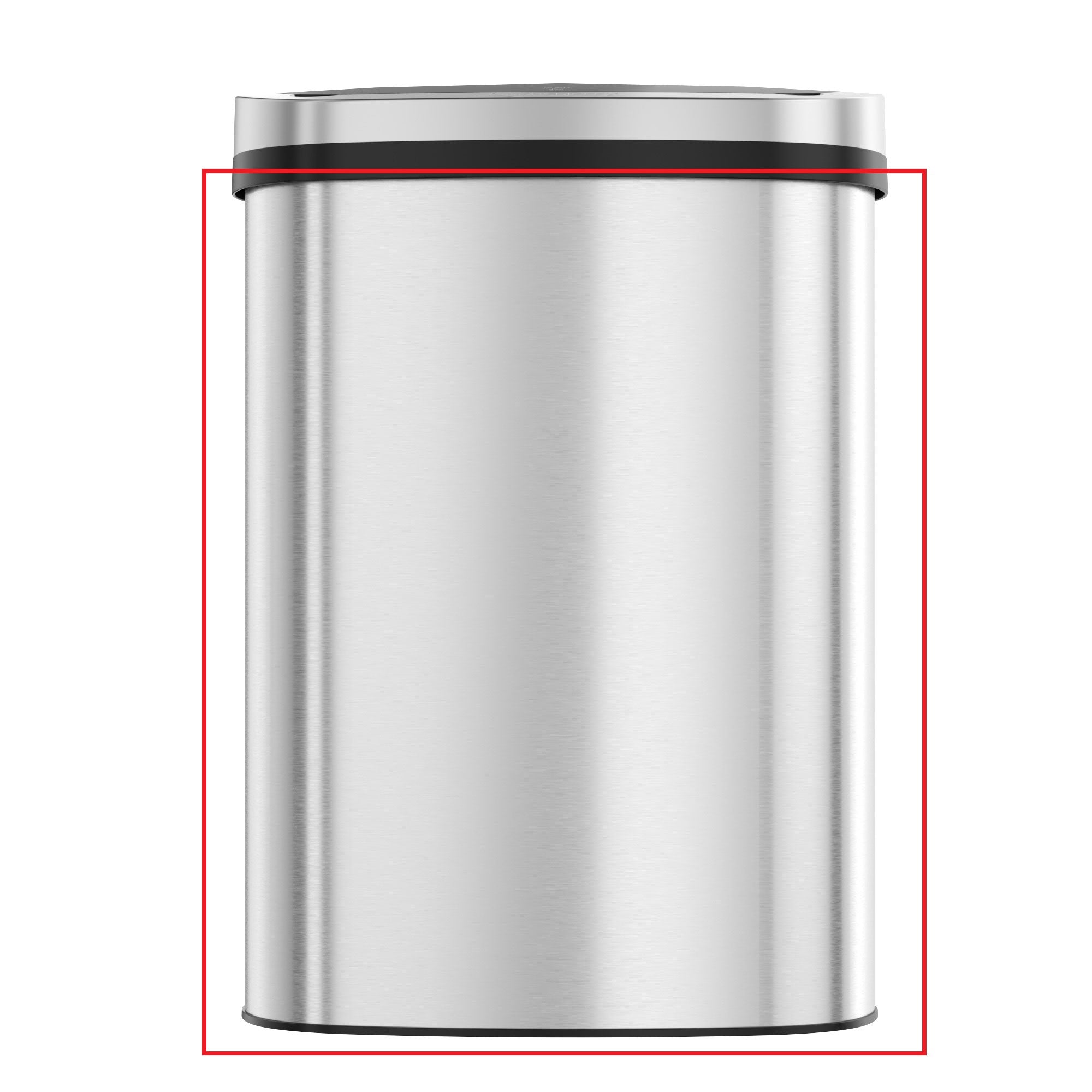 itouchless-ptl13oss-trash-can-body-replacement-lid-not-included image 2