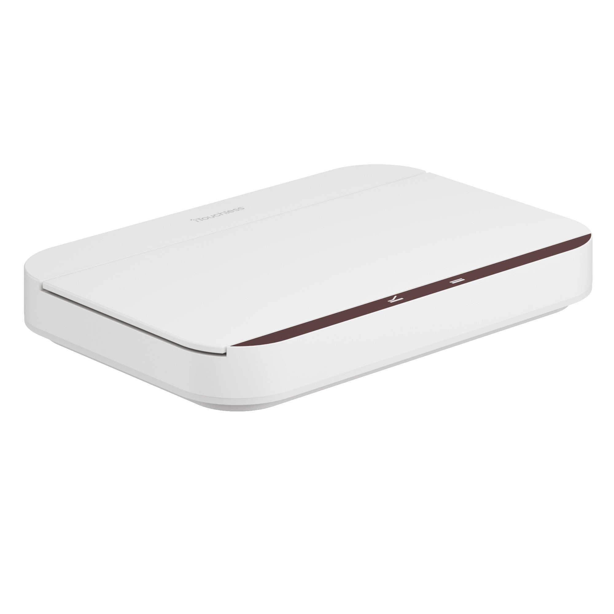 itouchless-sensor-trash-can-lid-replacement-for-sp13ww-model-lid-only image 1